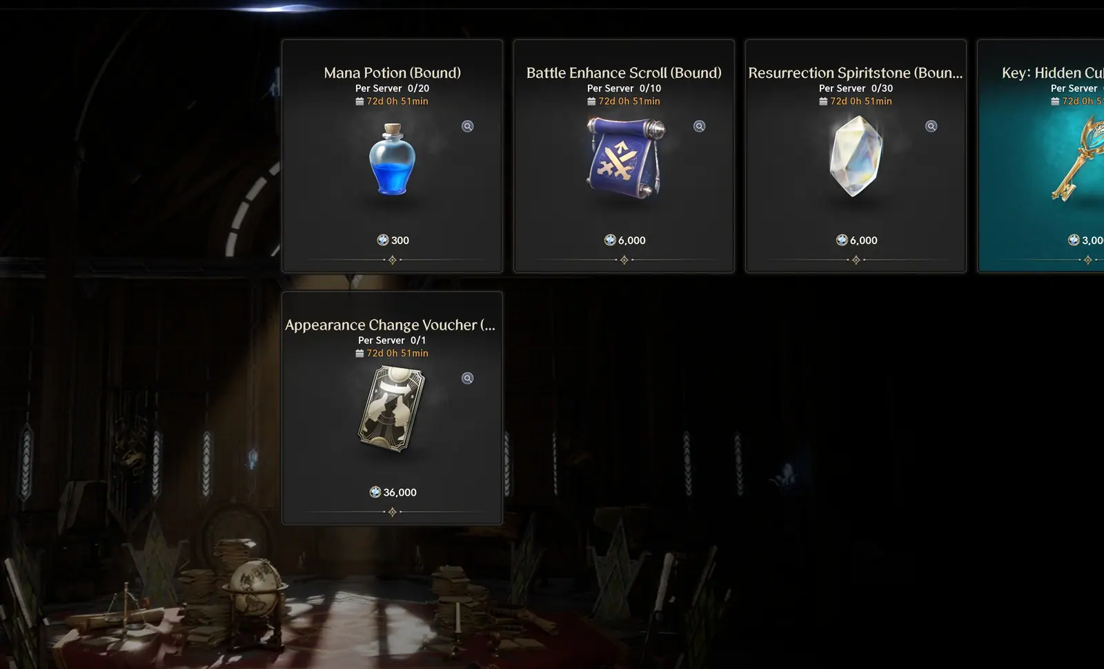 Season shop with the goods on offer