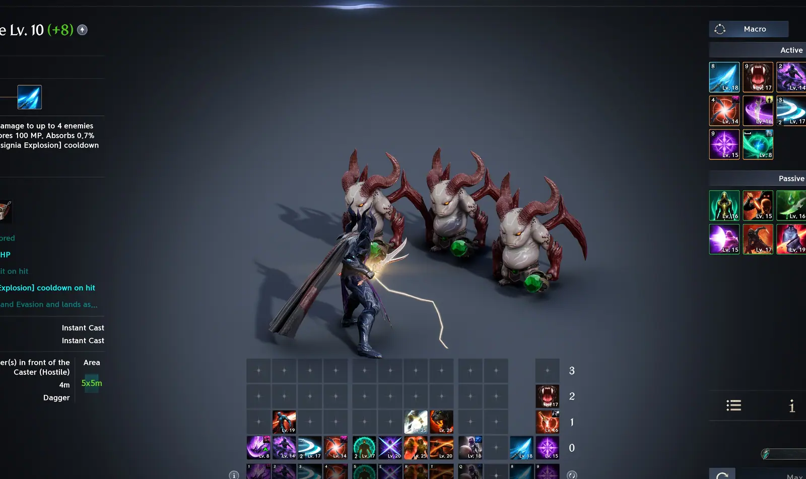 Skill window showing available skill points
